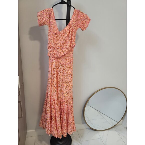 Poupette St Barth Women's Becky Long Maxi Dress Small Multicolor - Picture 4 of 8